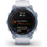 Часы GARMIN FENIX 7 SAPPHIRE SOLAR MINERAL BLUE DLC TITANIUM WITH WHITESTONE BAND 010-02540-25