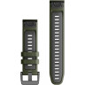 Ремешок GARMIN EPIXPRO (G2) 22MM QUICKFIT MOSS/GRAPHT SILICN BND 010-13280-07